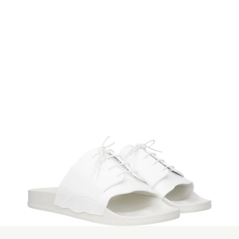Maison Margiela White Cotton Slippers Sandals - Sandals