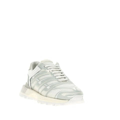 Maison Margiela White Fabric Athletic Sneakers - EU40/US7