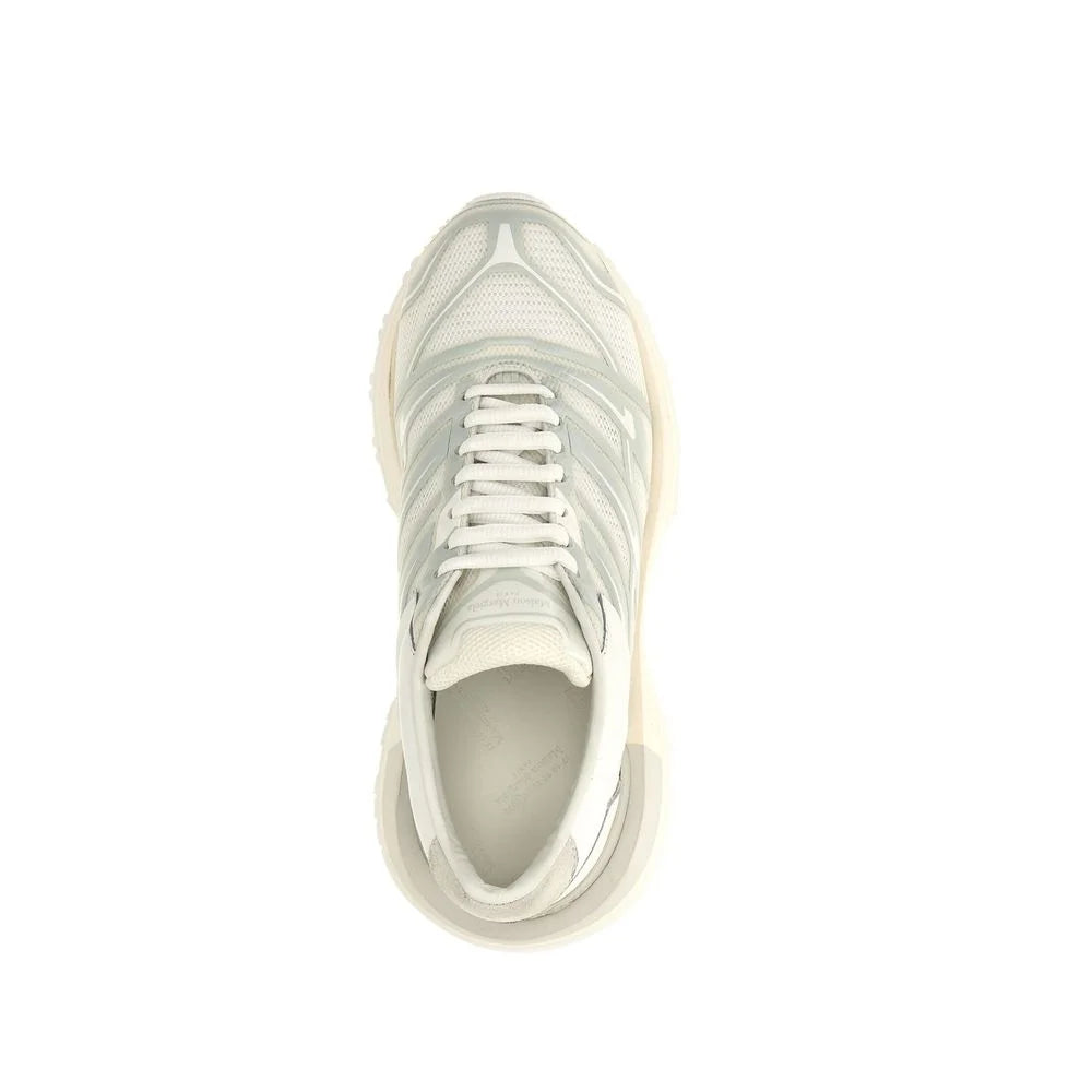 Maison Margiela White Fabric Athletic Sneakers - EU40/US7