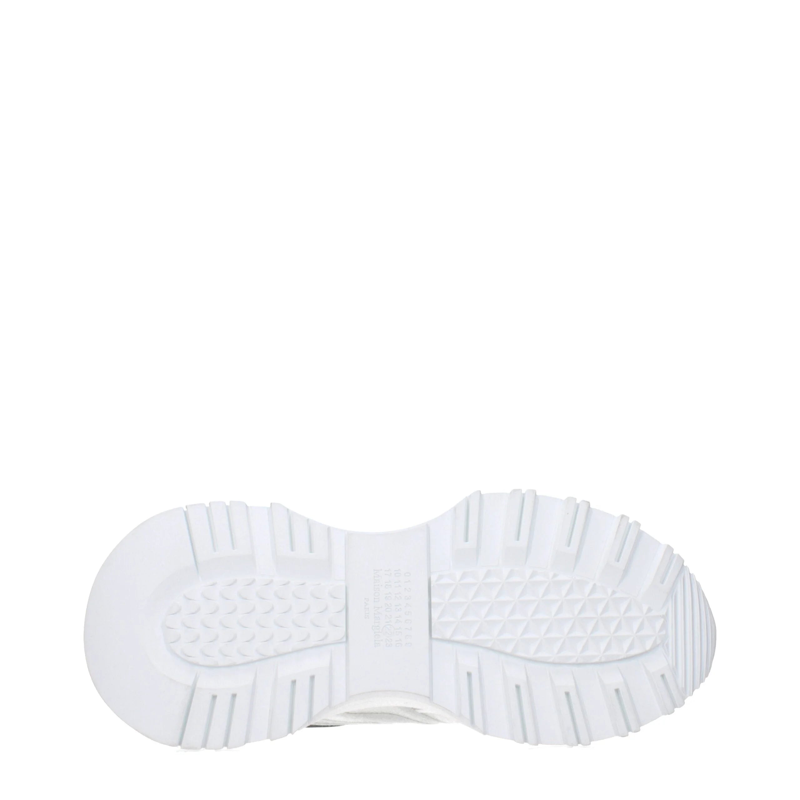 Maison Margiela White Fabric Athletic Sneakers - EU44/US11