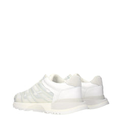 Maison Margiela White Fabric Athletic Sneakers - EU44/US11