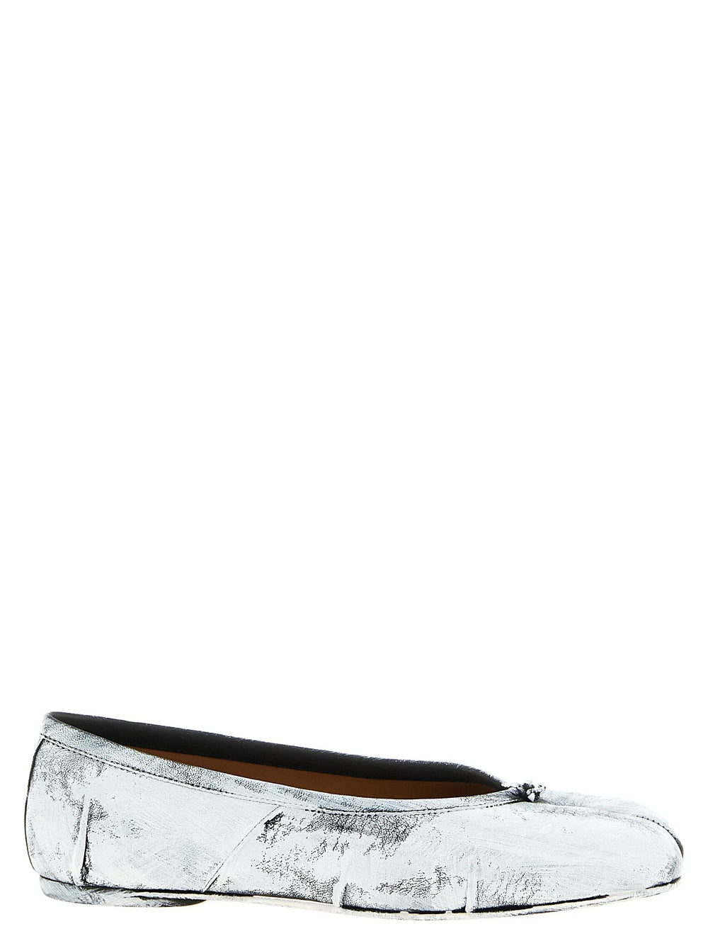 Maison Margiela White Lambskin Ballet Flats