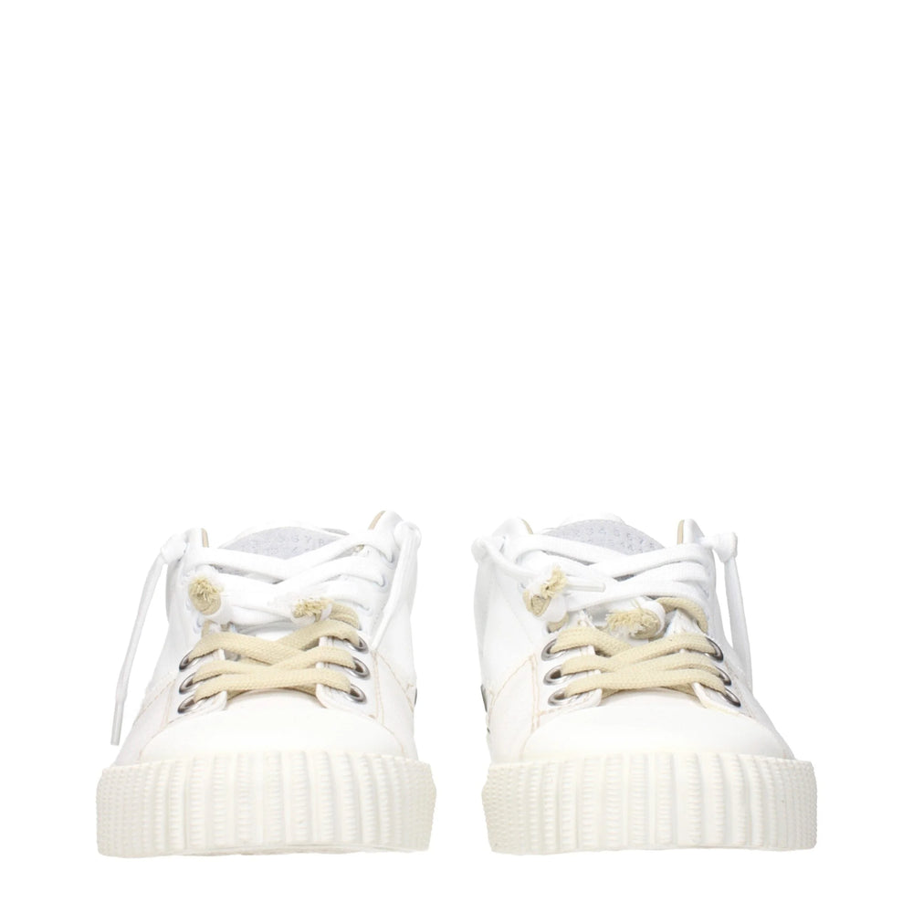Maison Margiela Bílé kožené nízké tenisky - EU39/US6