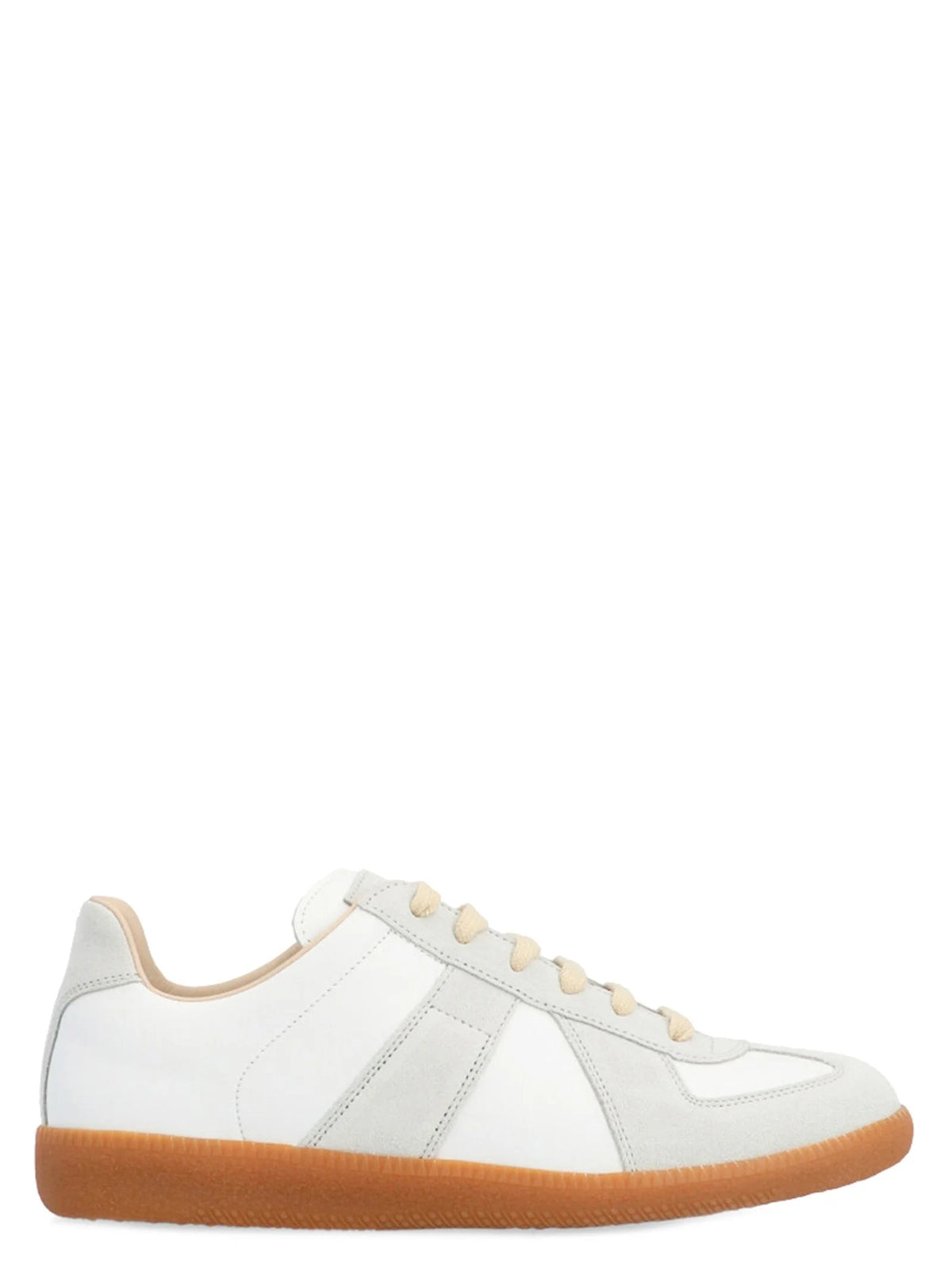 Maison Margiela White Polyvinyl Low Top Sneakers