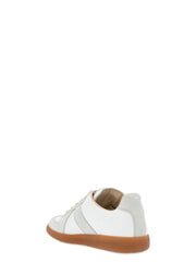 Maison Margiela White Polyvinyl Low Top Sneakers