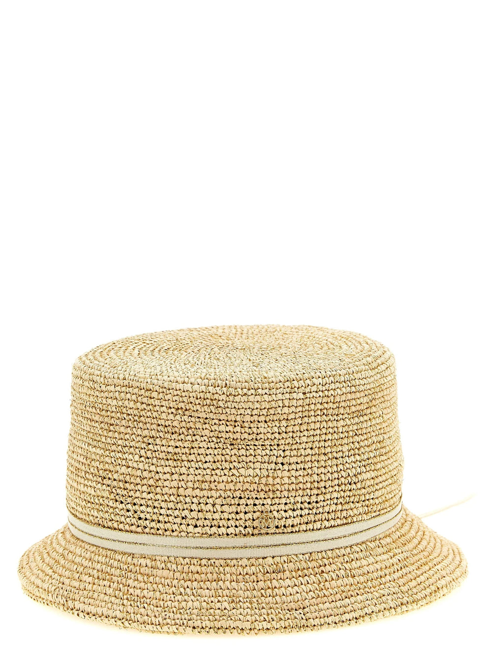Maison Michel Beige Fabric Sunhat - S