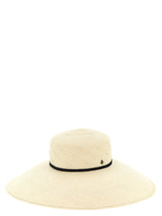 Maison Michel Beige Fabric Sunhat - S