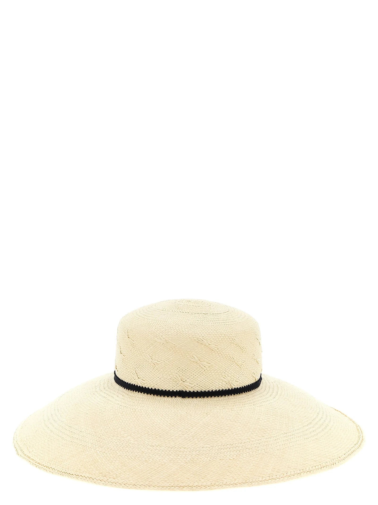 Maison Michel Beige Fabric Sunhat - S