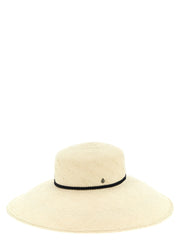 Maison Michel Beige Fabric Sunhat - S