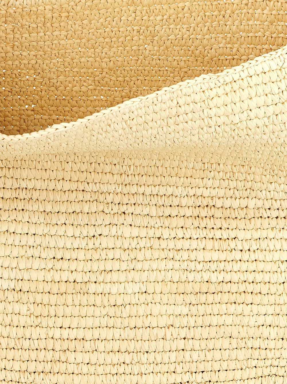 Maison Michel Beige Raffia Shoulder Bag