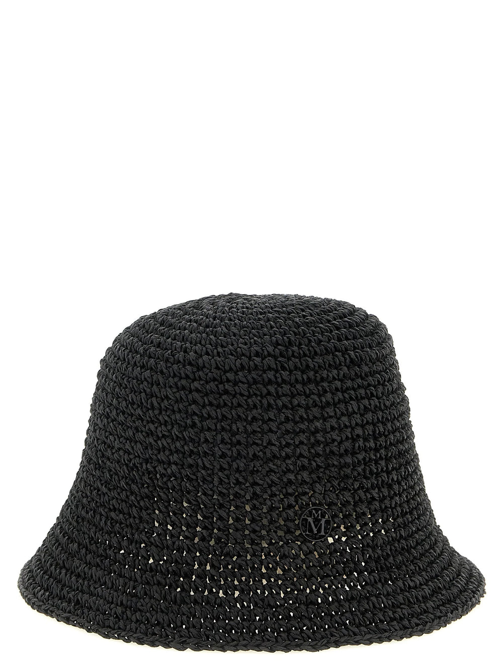 Maison Michel Black Papier Bucket Hat - UNI
