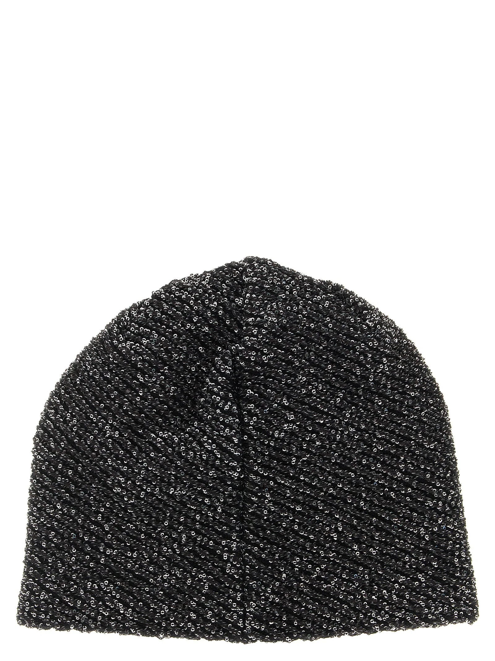 Maison Michel Black Wool Beanie - UNI
