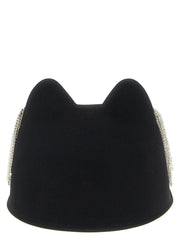Maison Michel Black Wool Hat - S