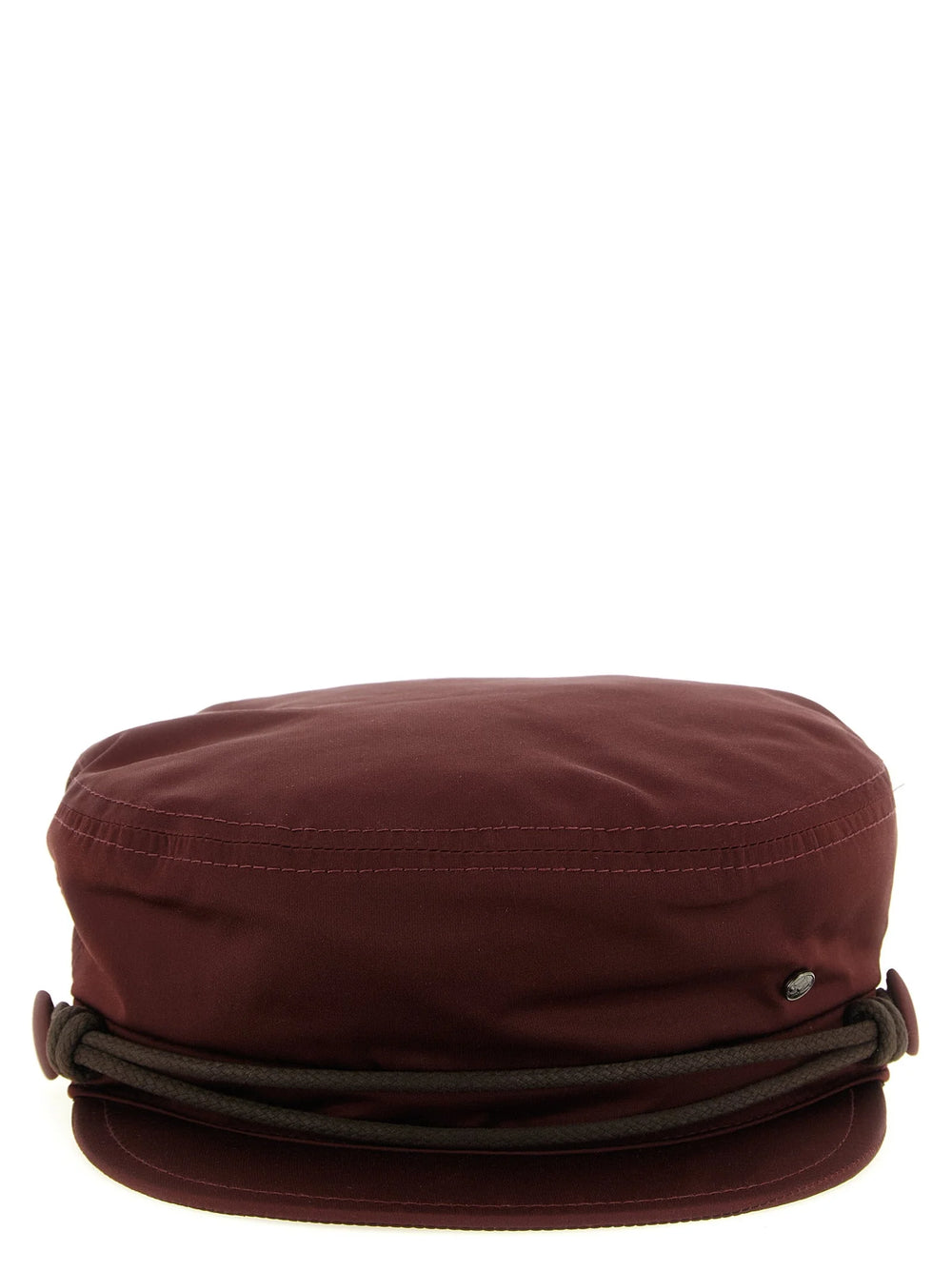 Maison Michel Bordeaux Polyester Fatcap Hat - S