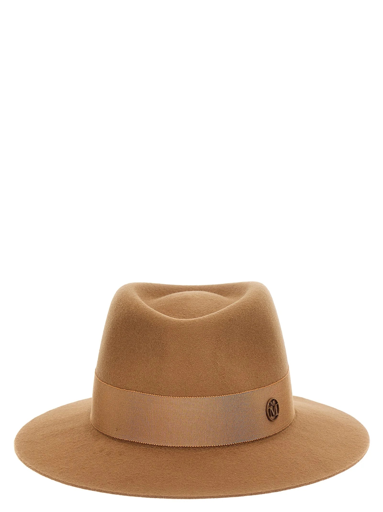 Maison Michel Brown Wool Fedora - S