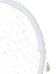Maison Michel White Polyamide Headband