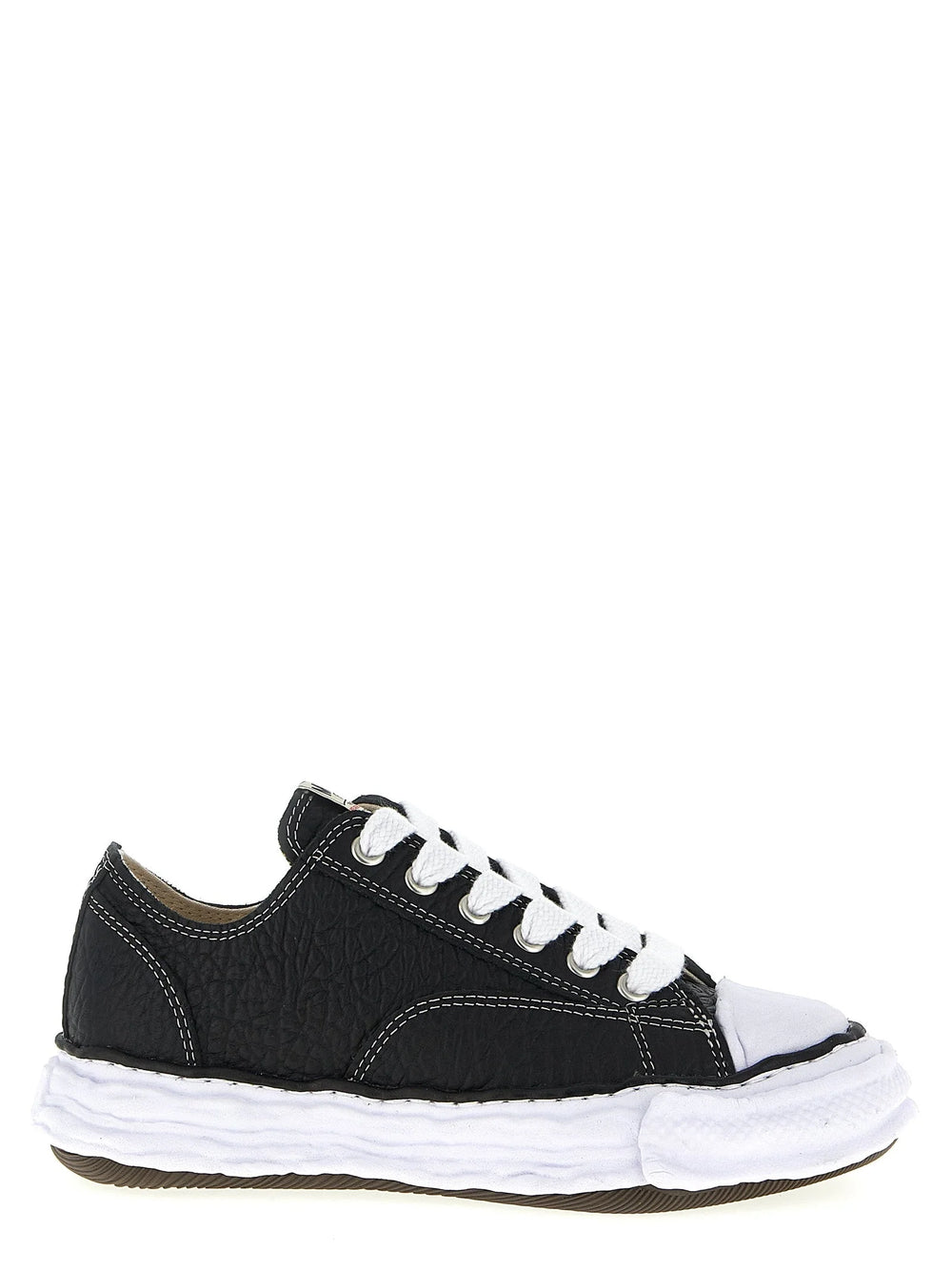 Maison Mihara Yasuhiro Δίχρωμα Sneakers από Δέρμα Αγελάδας