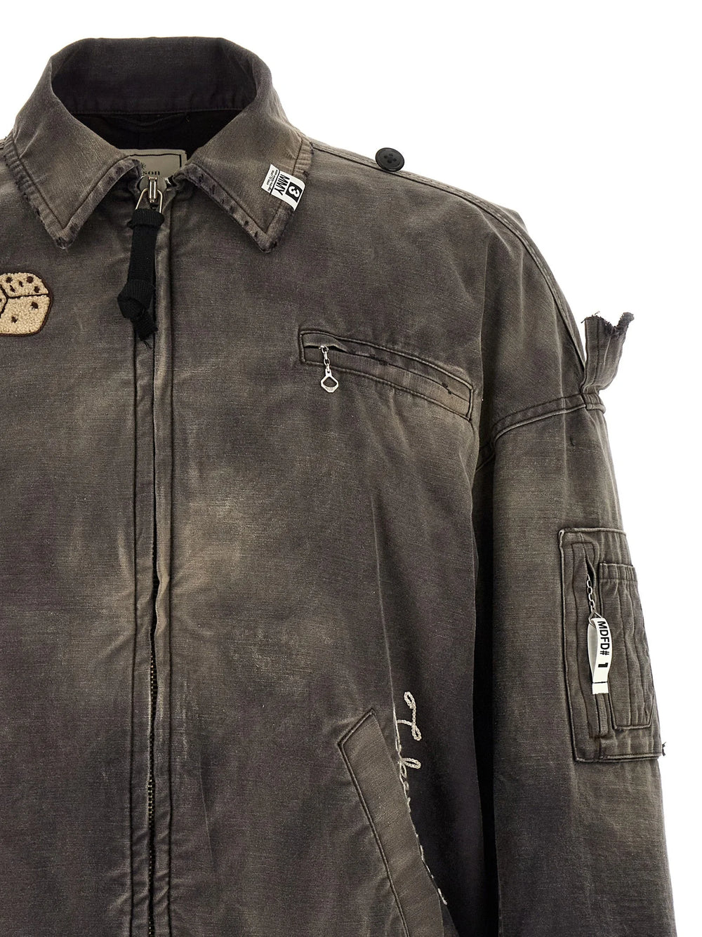 Maison Mihara Yasuhiro Black Cotton Bomber - IT46 | S