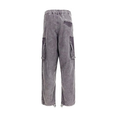 Maison Mihara Yasuhiro Black Cotton Cargo Pants