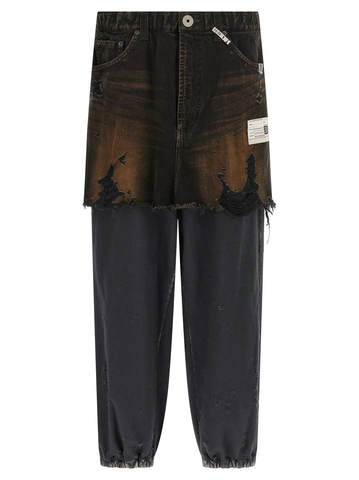 Maison Mihara Yasuhiro Black Cotton Casual Pants - IT46 | S