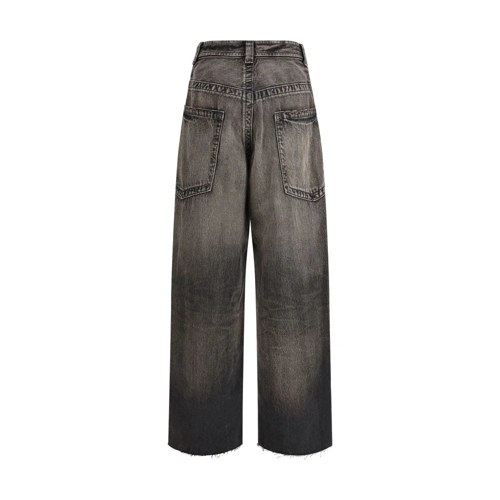 Maison Mihara Yasuhiro Black Cotton Jeans Denim - IT38 | S