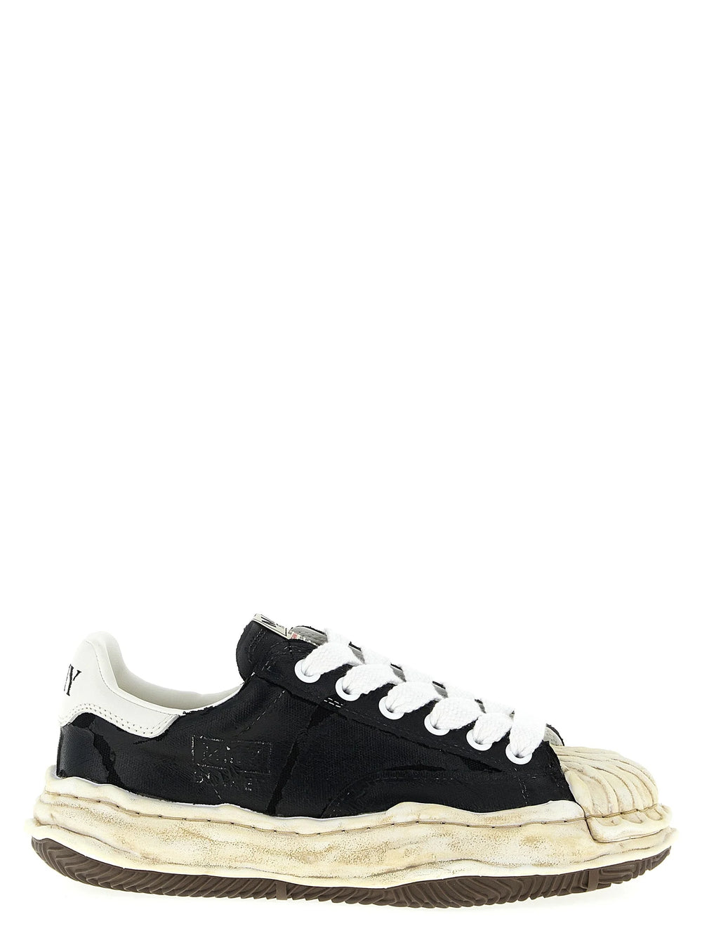 Maison Mihara Yasuhiro Black Cotton Sneakers - EU 40 | US 7