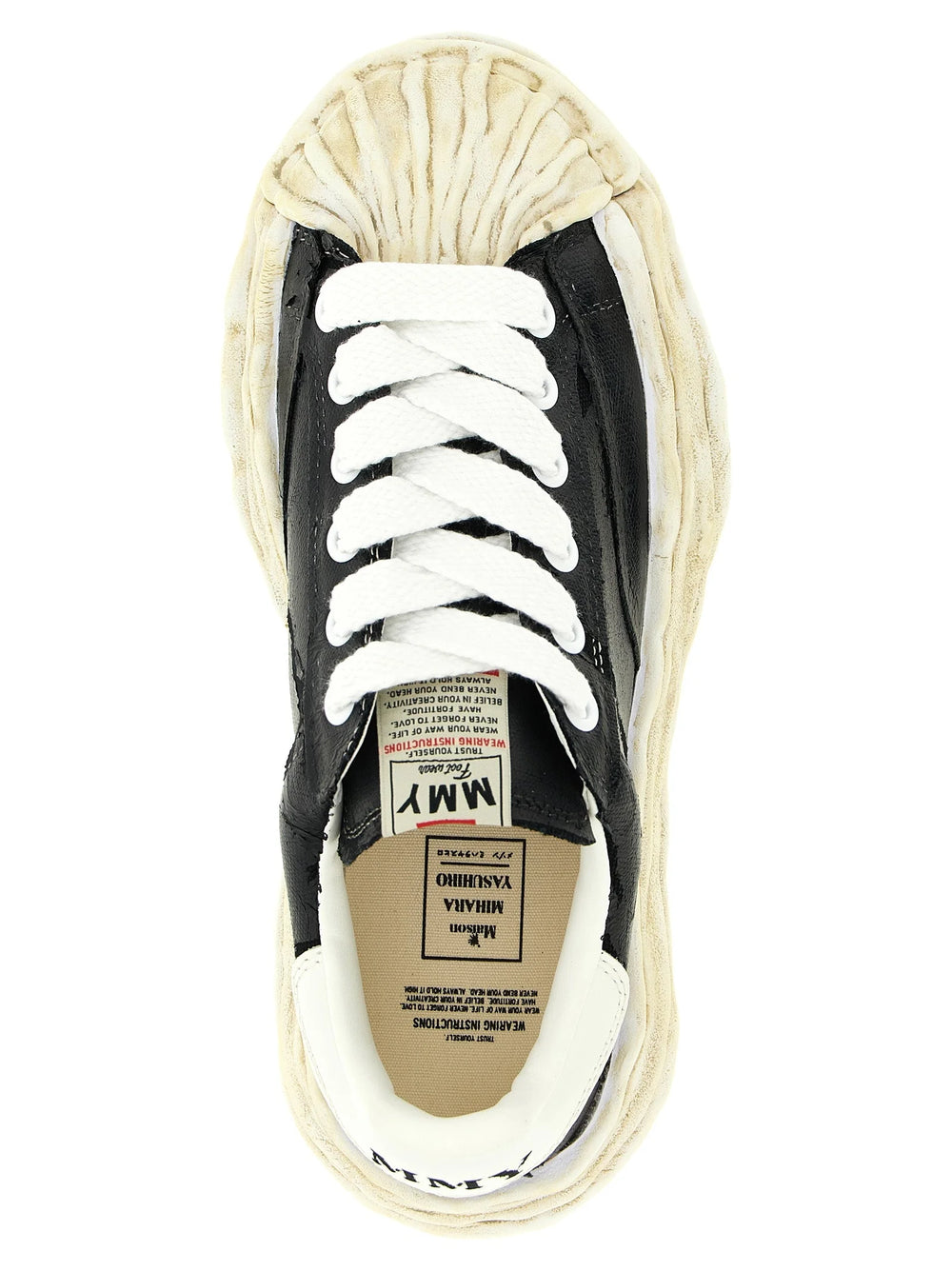 Maison Mihara Yasuhiro Black Cotton Sneakers - EU 40 | US 7