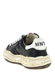 Maison Mihara Yasuhiro Black Cotton Sneakers - EU 40 | US 7