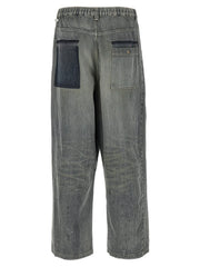 Maison Mihara Yasuhiro Blue Cotton Tapered Jeans - 48 | M