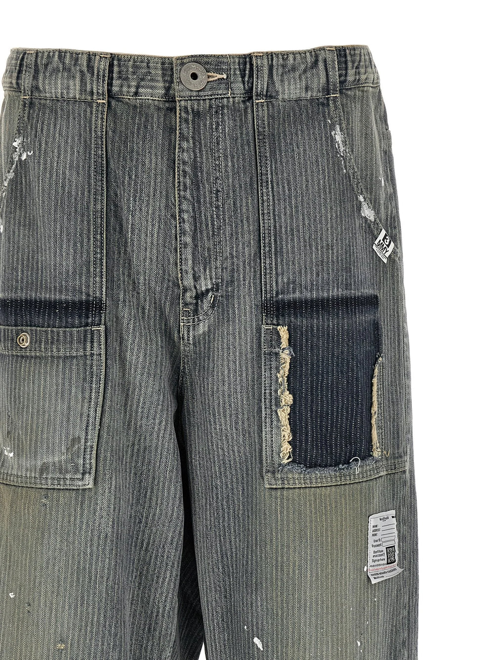 Maison Mihara Yasuhiro Blue Cotton Tapered Jeans - 48 | M