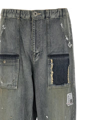 Maison Mihara Yasuhiro Blue Cotton Tapered Jeans - 48 | M