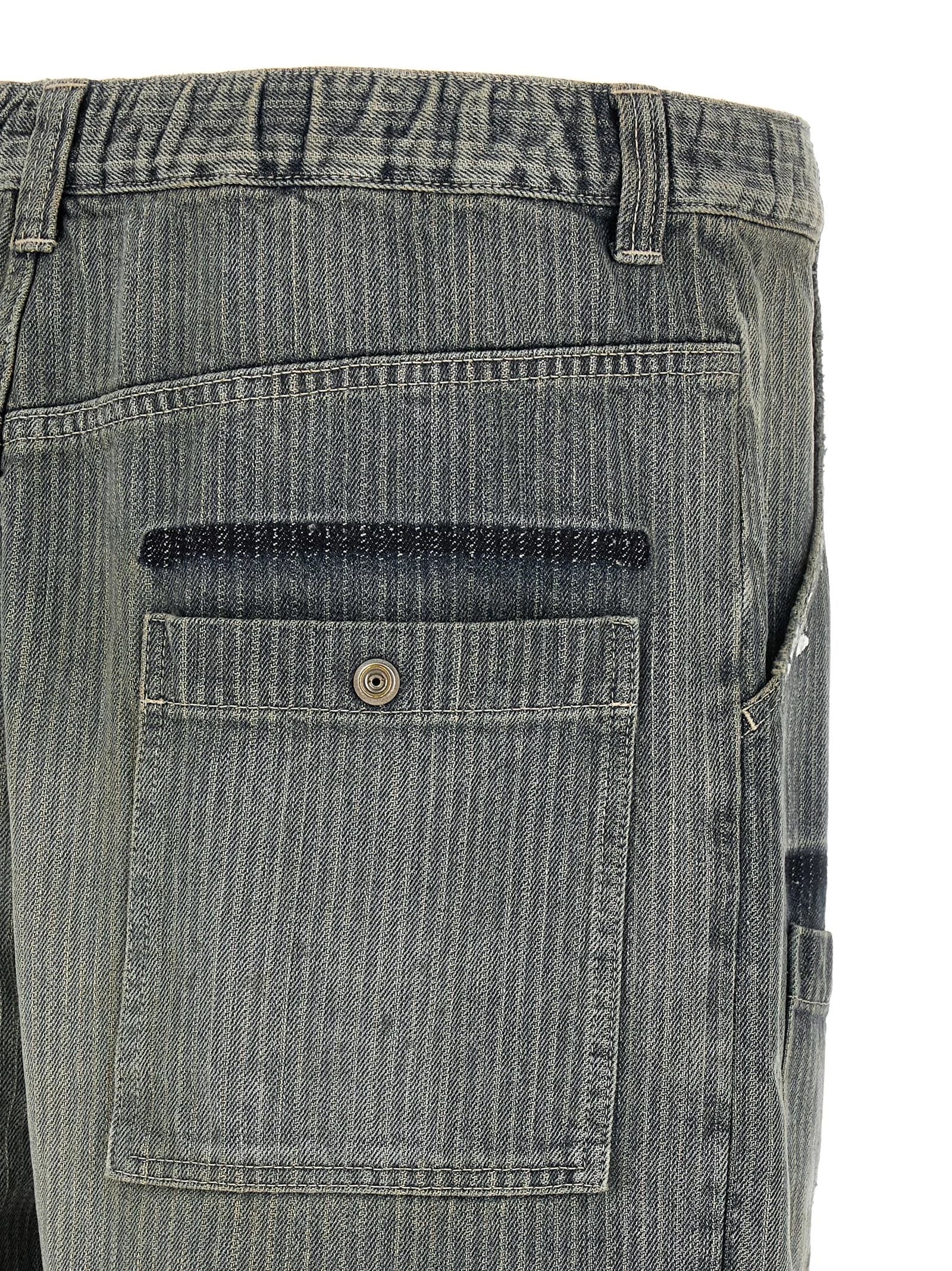 Maison Mihara Yasuhiro Blue Cotton Tapered Jeans - 48 | M