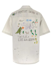 Maison Mihara Yasuhiro Gray Cotton Blouse
