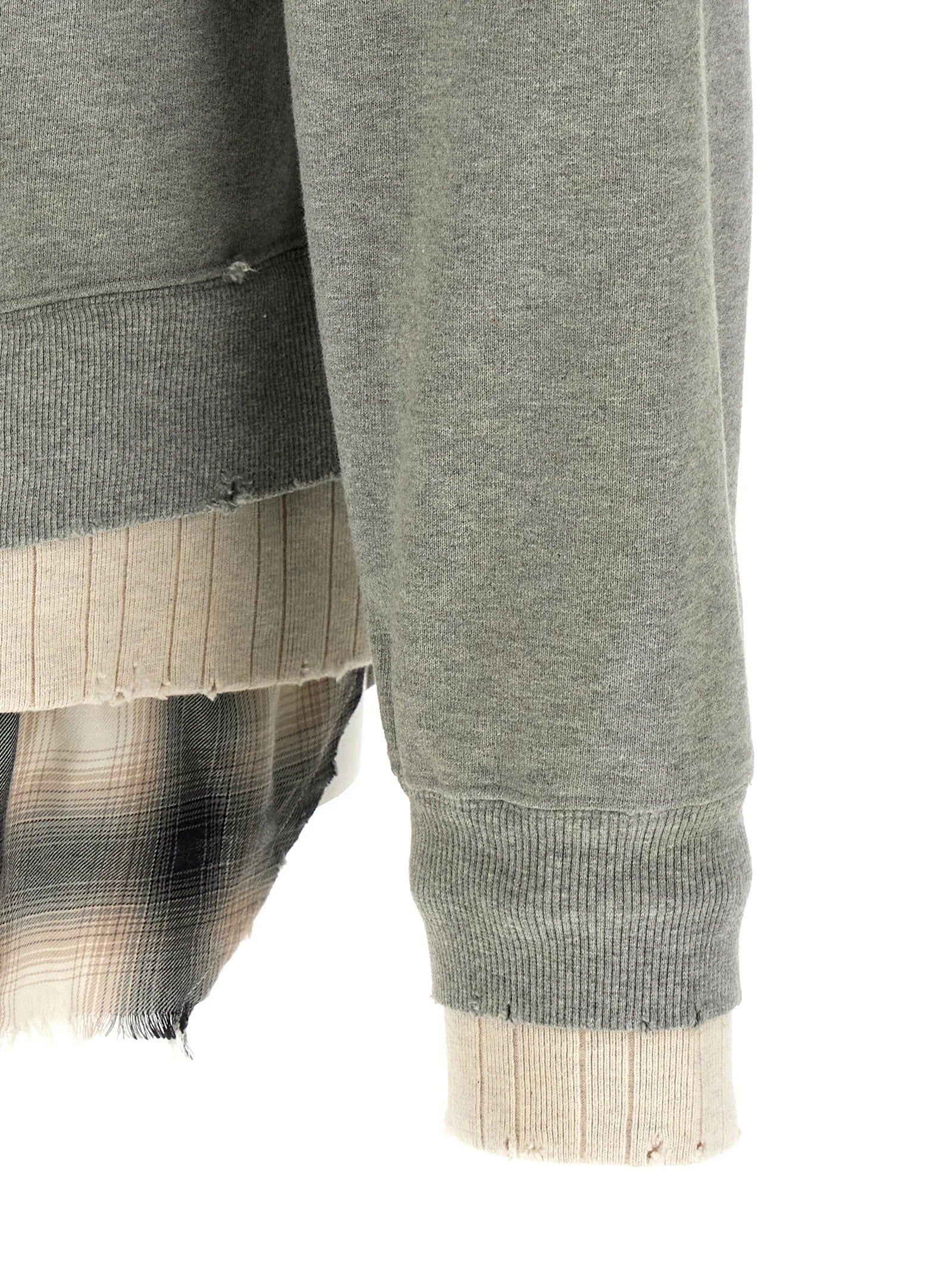 Maison Mihara Yasuhiro Gray Cotton Sweatshirt