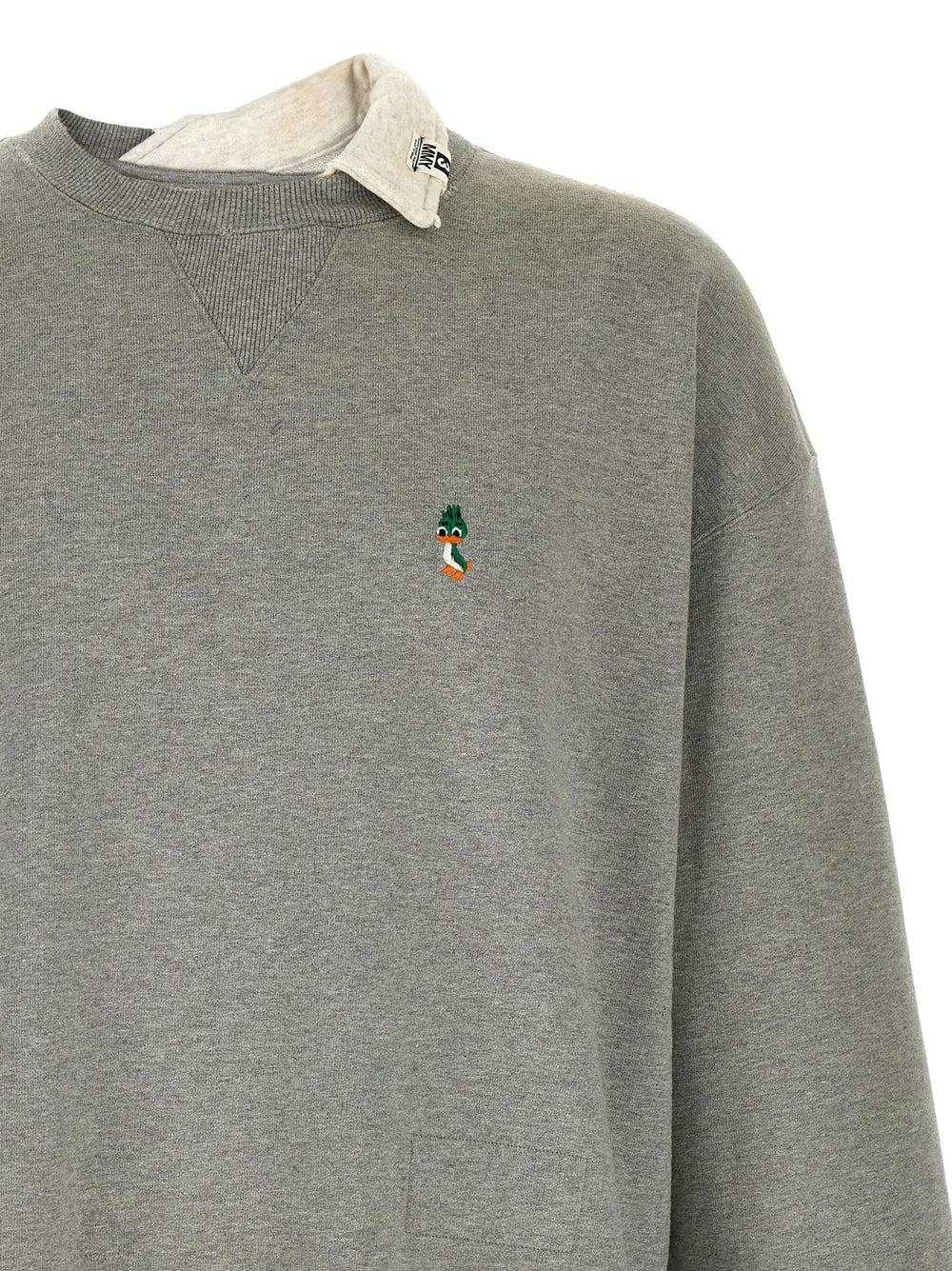 Maison Mihara Yasuhiro Gray Cotton Sweatshirt