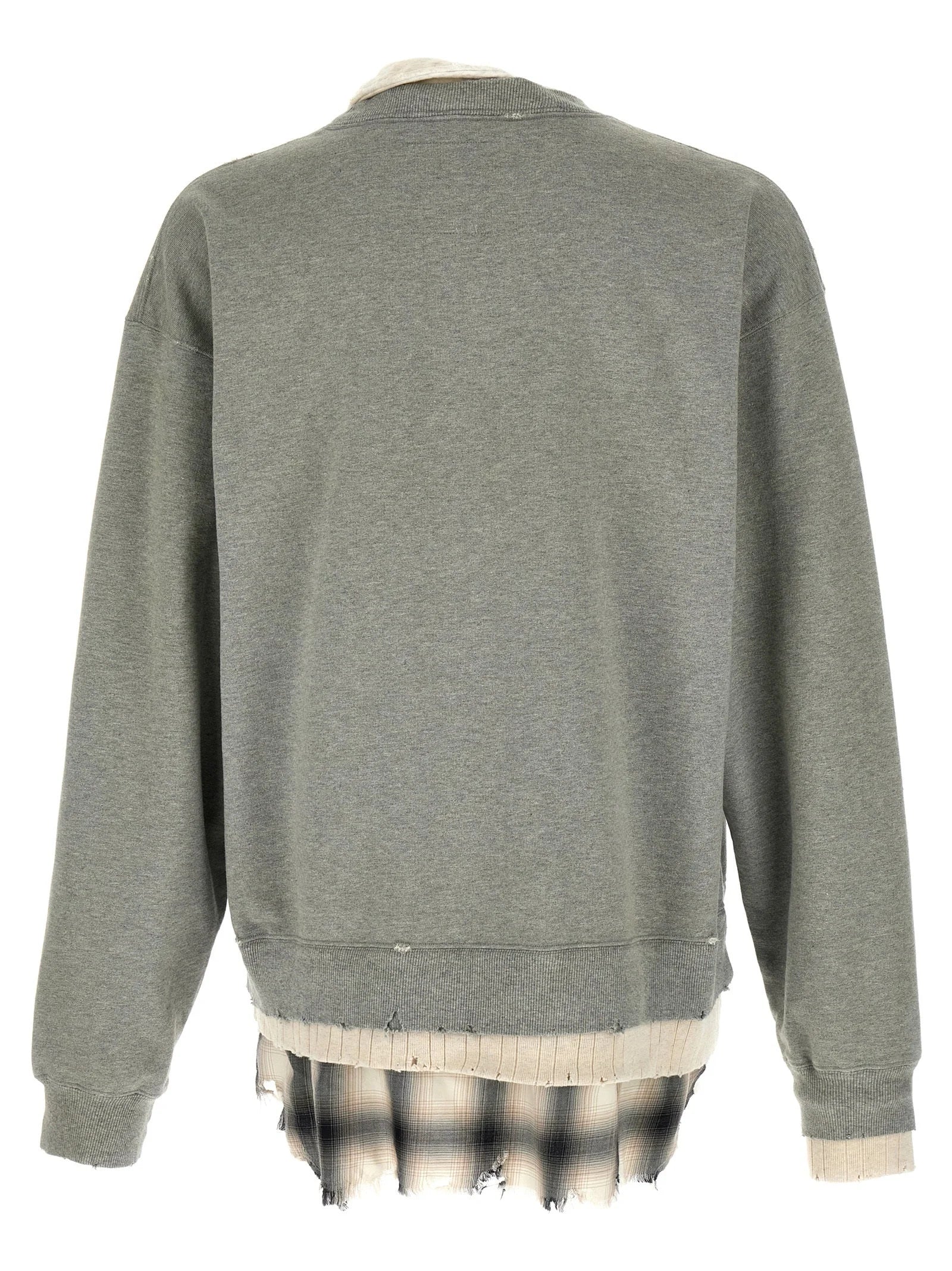 Maison Mihara Yasuhiro Gray Cotton Sweatshirt