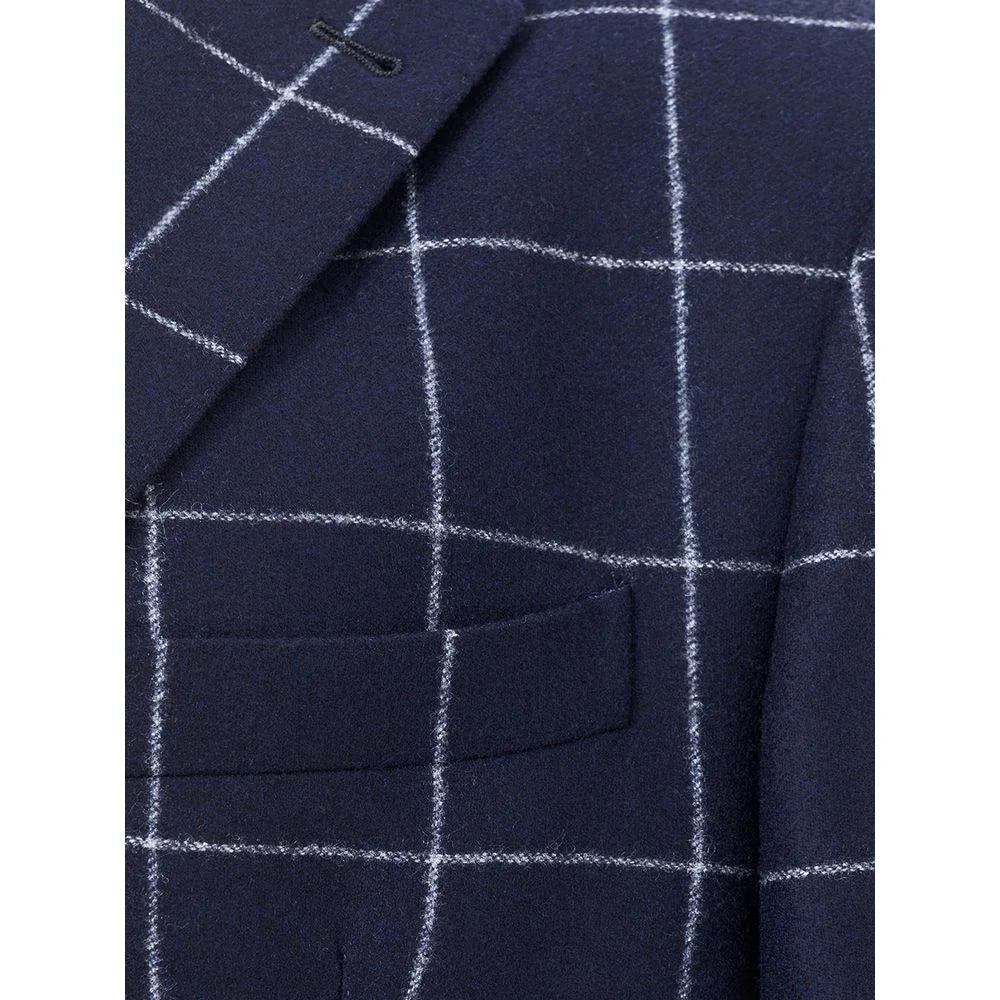 Malo Blue Wool Blazer - IT56 | 3XL - Coats & Jackets