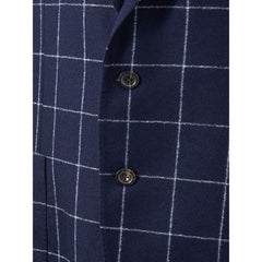 Malo Blue Wool Blazer - IT56 | 3XL - Coats & Jackets