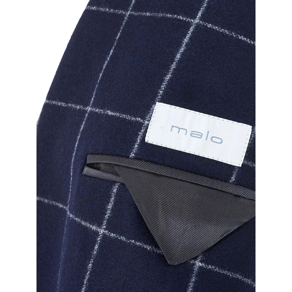 Malo Blue Wool Blazer - IT56 | 3XL - Coats & Jackets