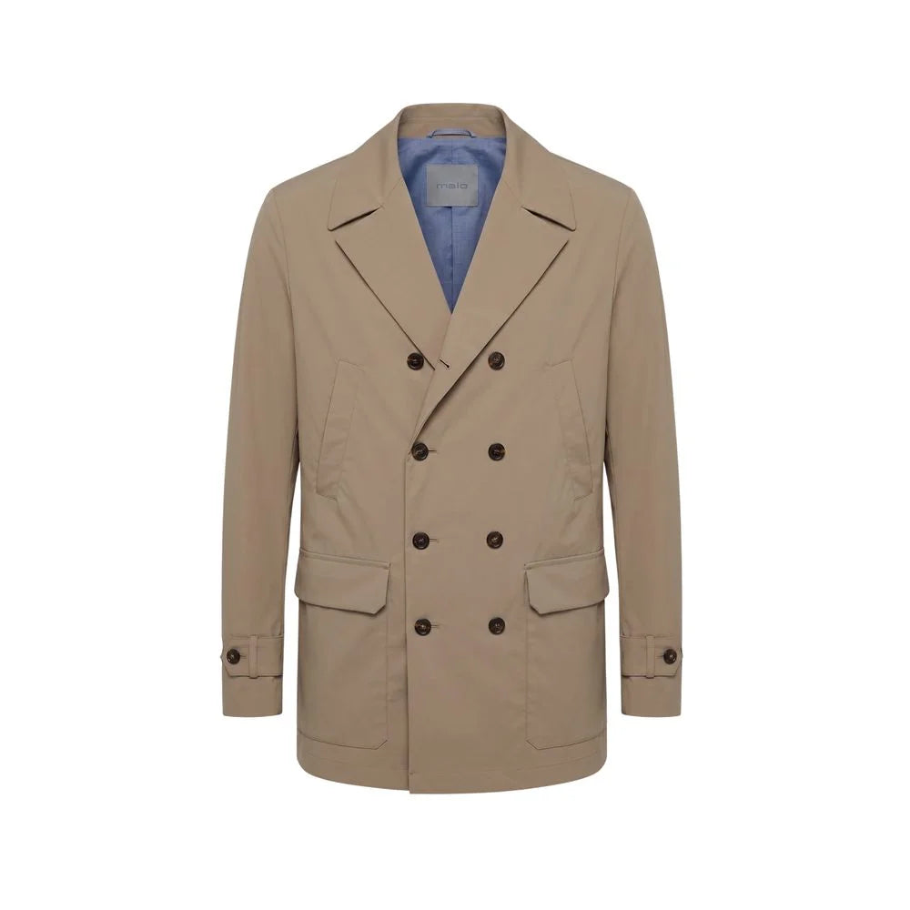Malo Brown Cotton Men’s Jacket