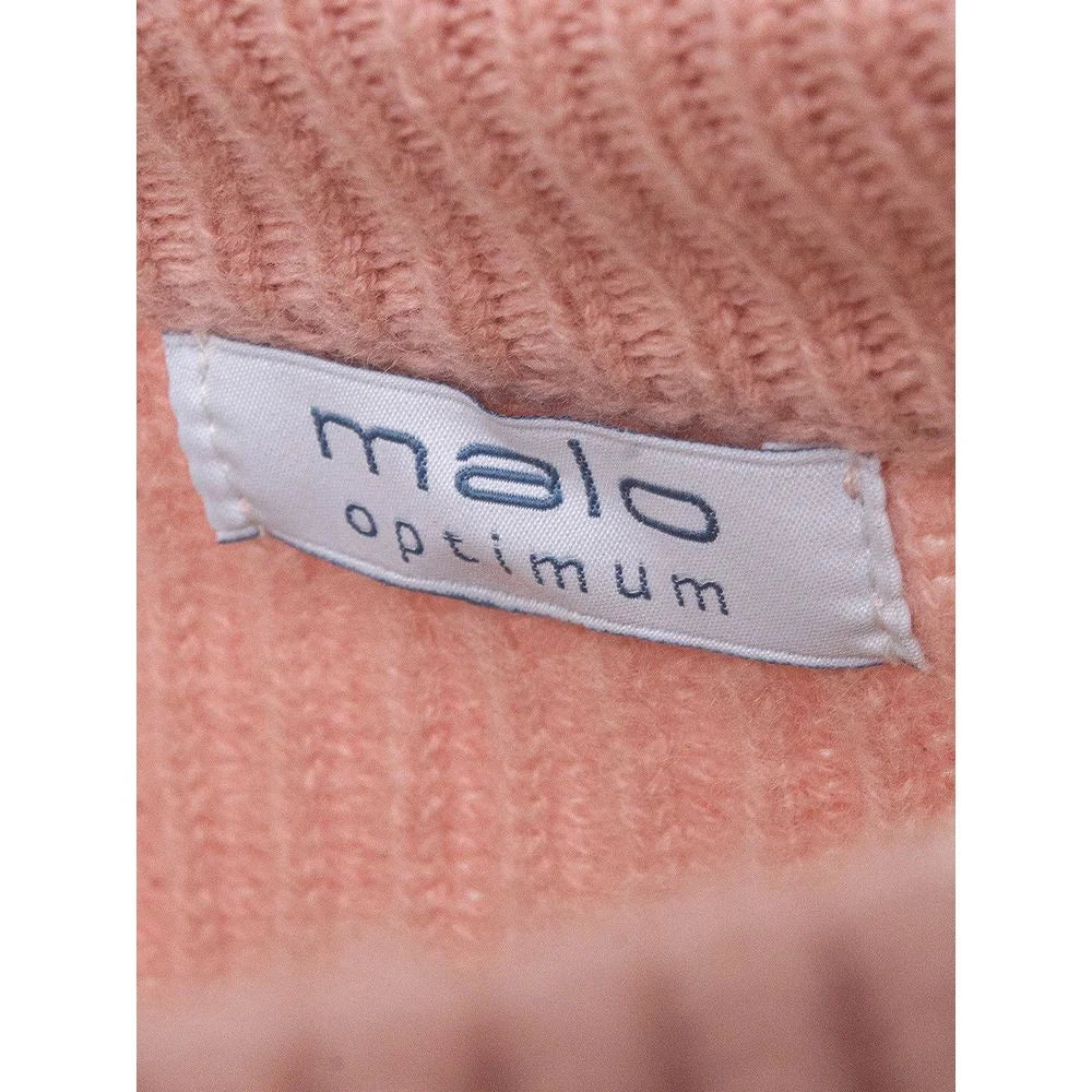 Malo Elegant Cashmere Pink Top - Indulge in Soft Luxury - L - Sweaters