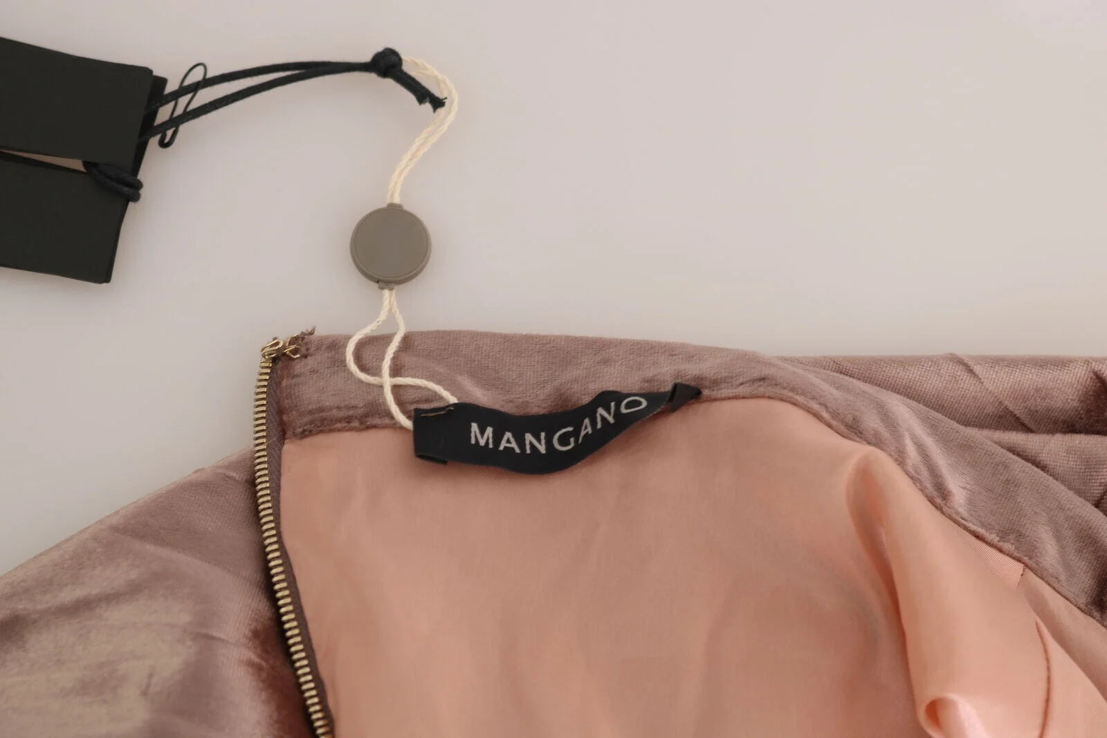 Mangano Chocolate Viscose High Waist A-line Maxi Skirt - IT40|S