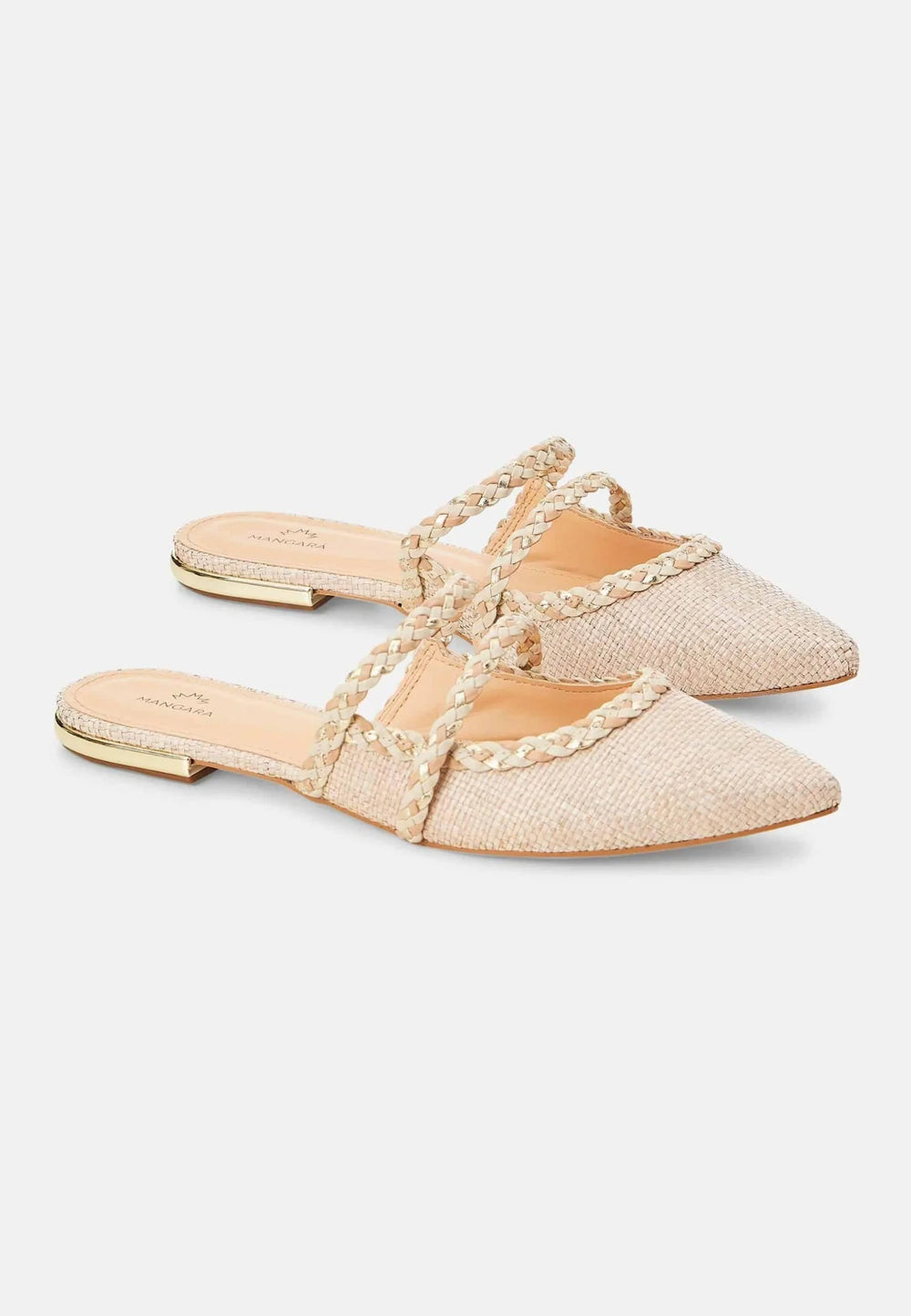 Mangará Atelier Mangará Amburana Women’S Mules Beige - Sustainable