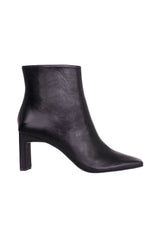 Mangará Atelier Black Goat Leather Senna Boots – 7.6 Cm Block Heel