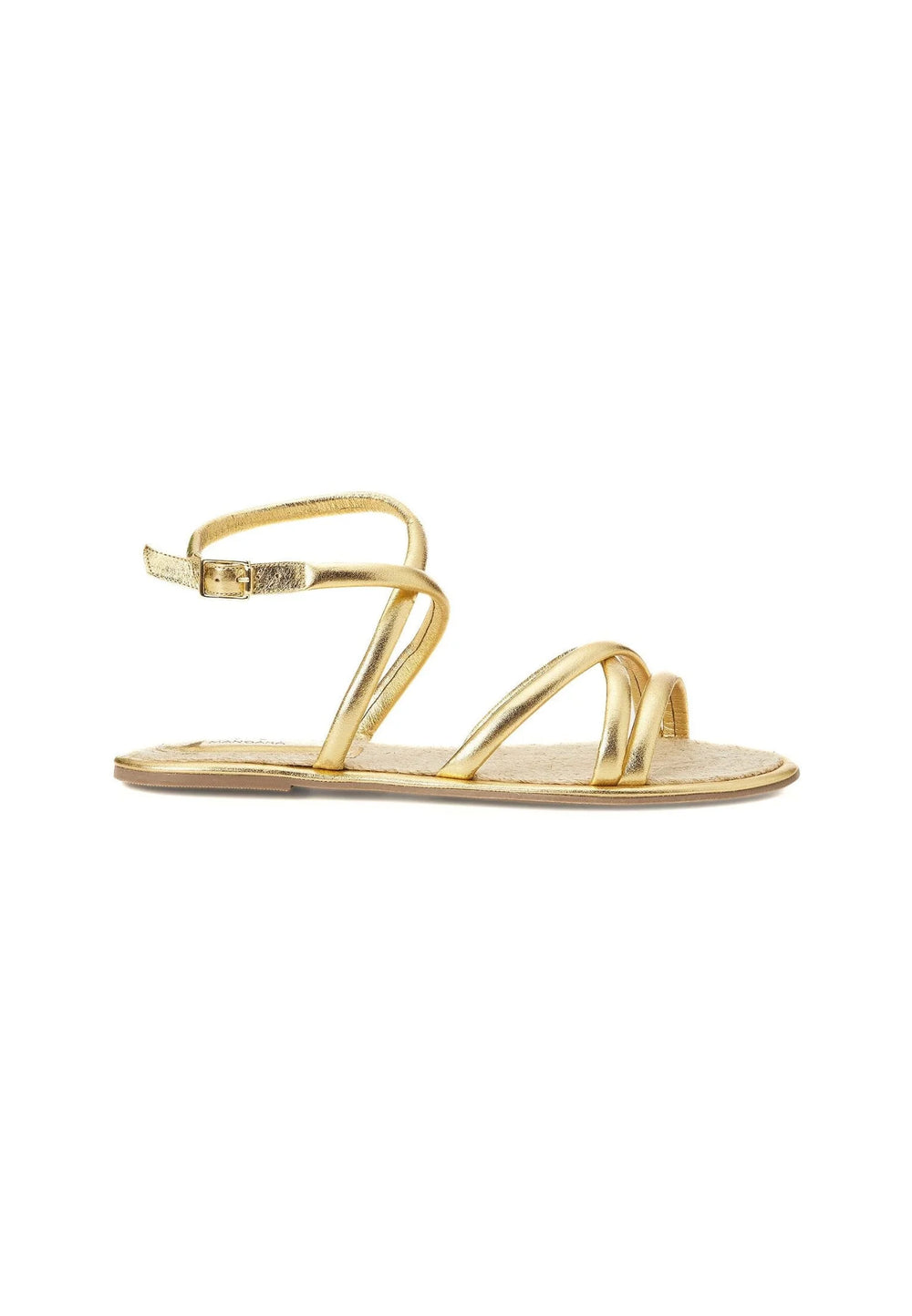 Mangará Atelier Gold Angico Women’S Leather Sandals