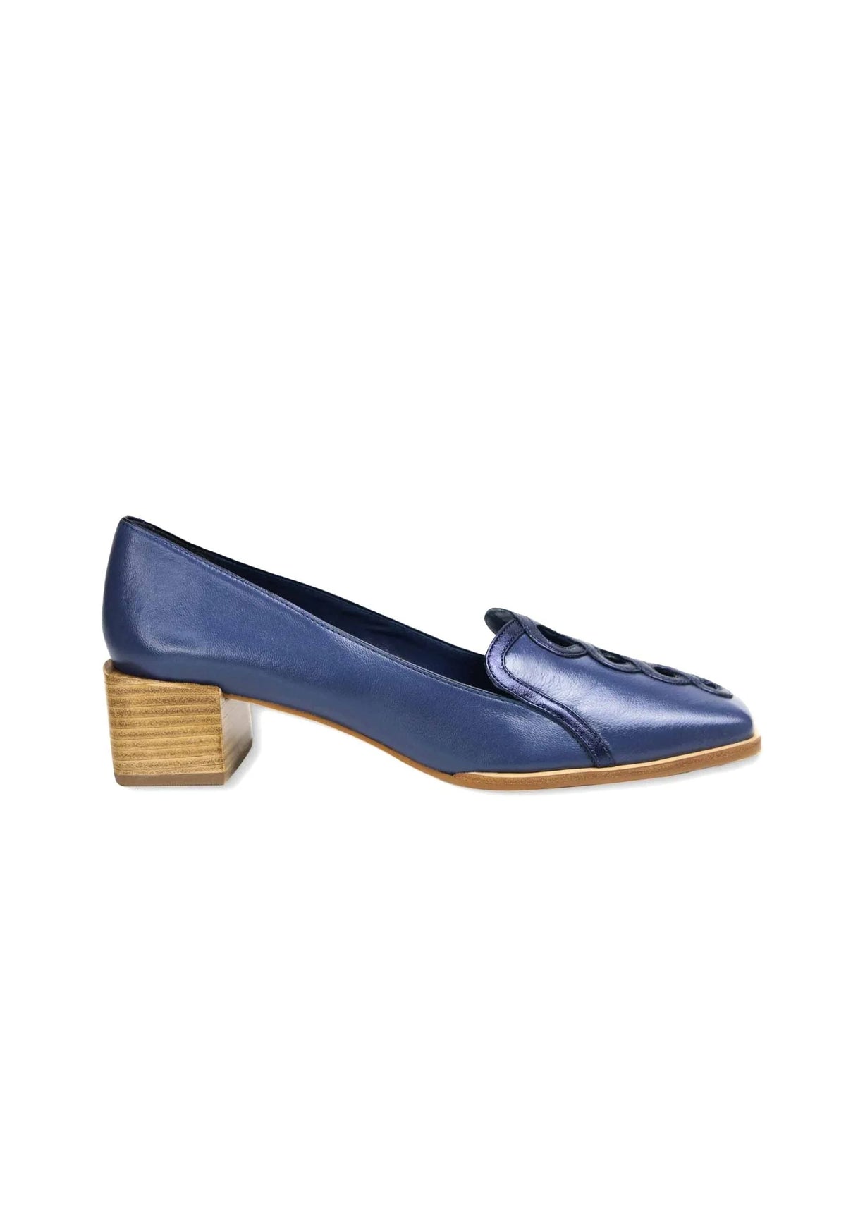 Mangará Atelier Handcrafted Blue Leather Loafers – Timeless Style & Everyday Comfort