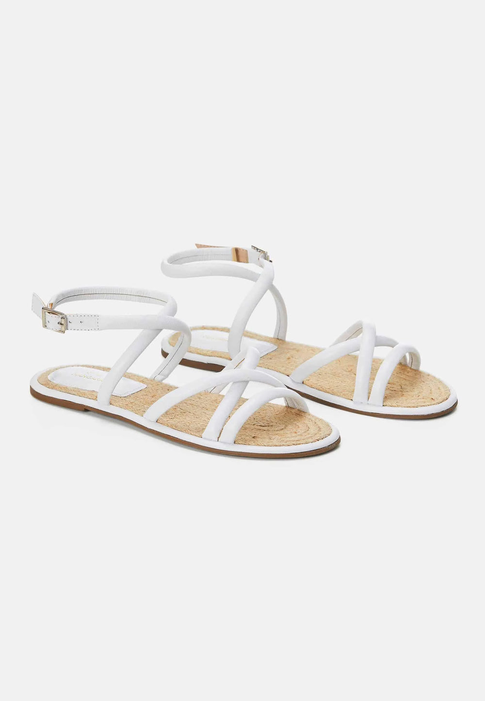Mangará Atelier White Angico Women’S Leather Sandals