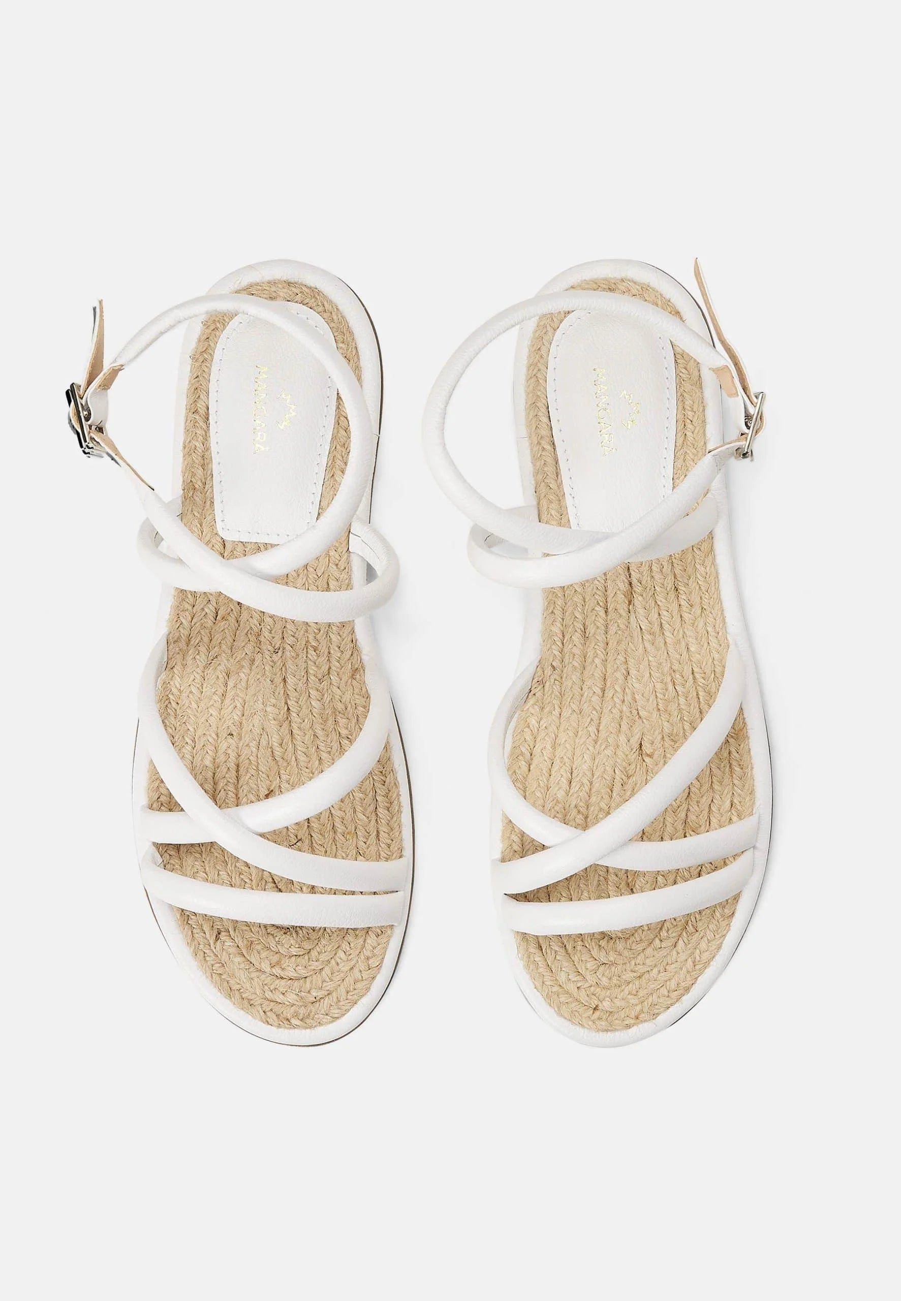 Mangará Atelier White Angico Women’S Leather Sandals