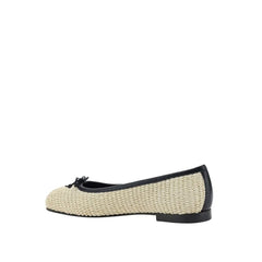 Manolo Blahnik Beige Raffia Ballet Flats - EU41/US11