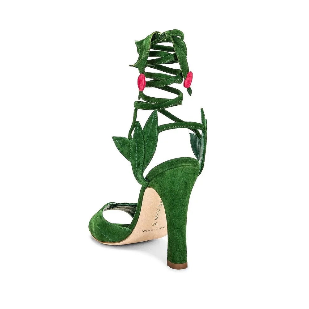 Manolo Blahnik Ossie 105 Wrap Sandals - Sandals